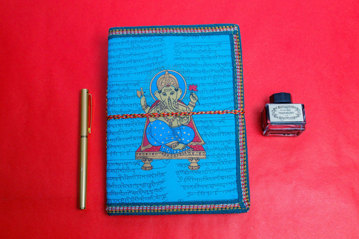 Ganesh Printed Handmade Paper Diary