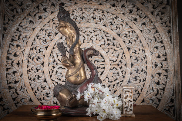 Modern Design Brass Ganesha Idol