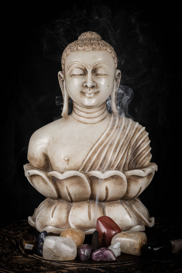 Handcrafted Marble Buddha Statue