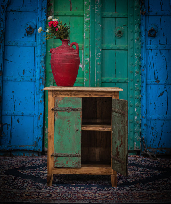 Handcrafted Small Teakwood Cabinet