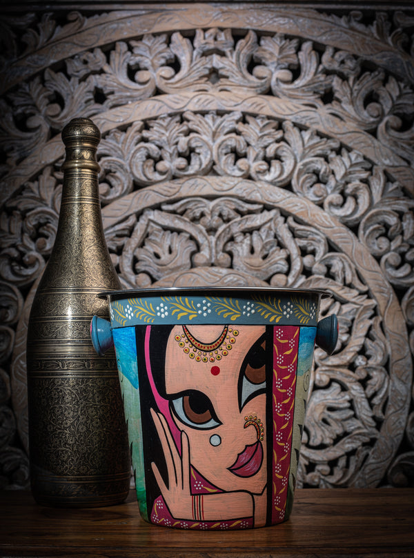 Hand Painted Champagne Bucket