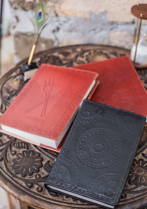 Printed Leather Journal