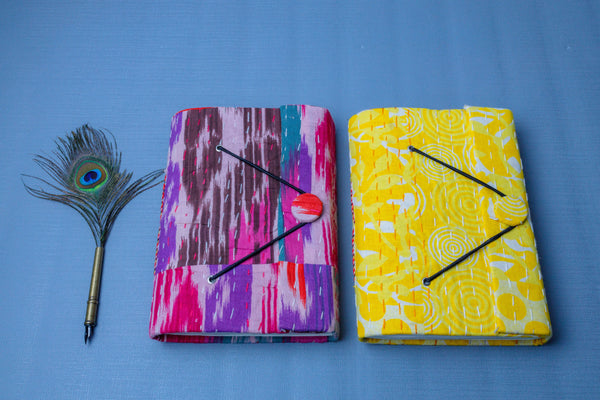 Elegant Fabric Cover Diary