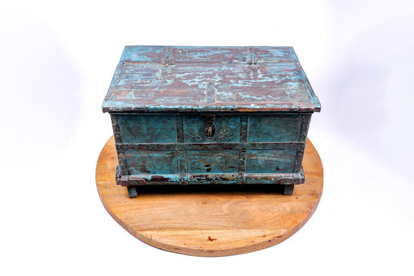 Rustic Handcrafted Wooden Box-  Storage Solution with Timeless Charm