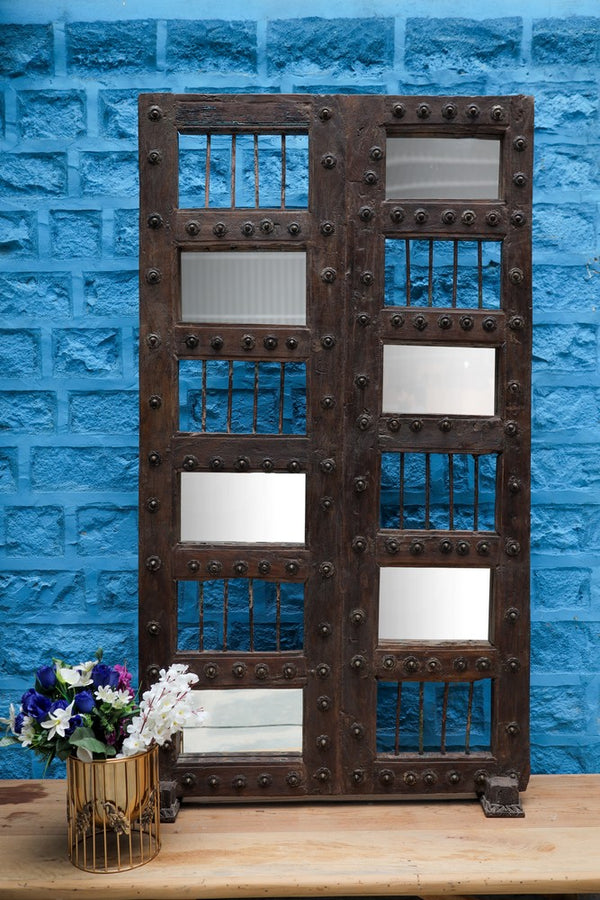 Decorative Wooden Mirror Door - For Home Decor