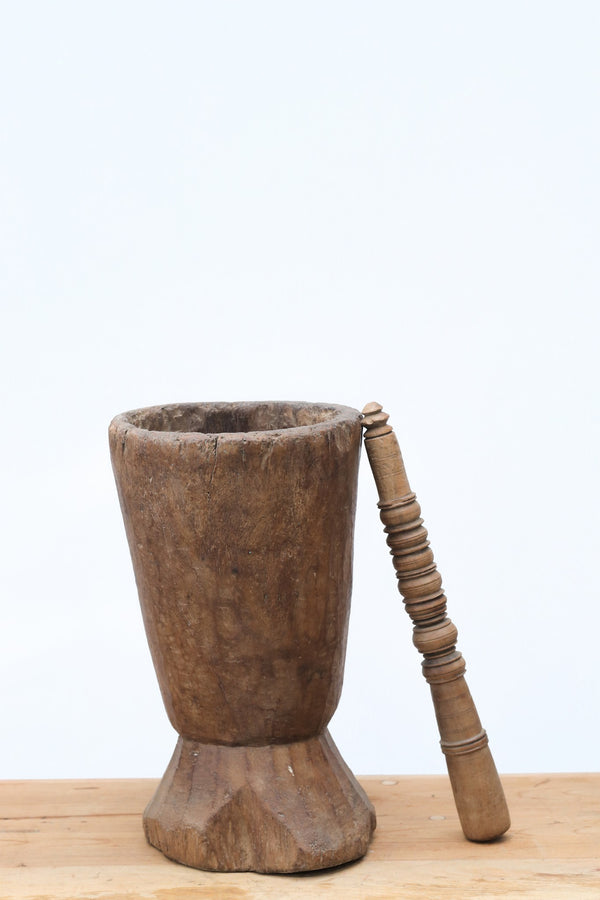 Handcrafted Traditional Mortar and Pestle for Spices & Herbs