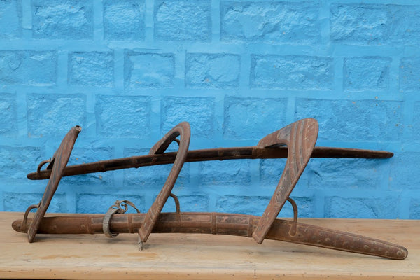 Handcrafted Wrought Metal Camel Saddle- Home Decor