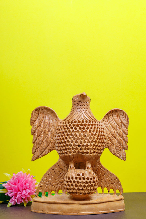 Wooden Eagle Statue